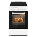 Heinner HFSC-S56E4VWH keramische kookpla