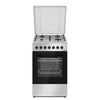 Heinner gasfornuis HFSC-S60LITGC-SL – 50 cm – 4 zones – oven met 6 functies en grill