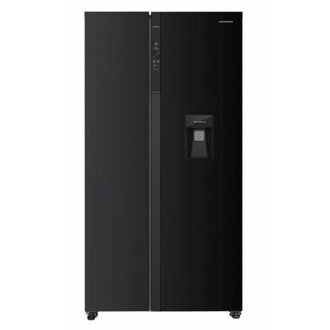 Heinner Amerikaanse koelkast HSBS-HM529NFBKWDE – 529L – waterdispenser – energielabel E