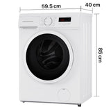 Heinner wasmachine HWM-M6010SMD – 6 kg – 1000 toeren – smal – energielabel D