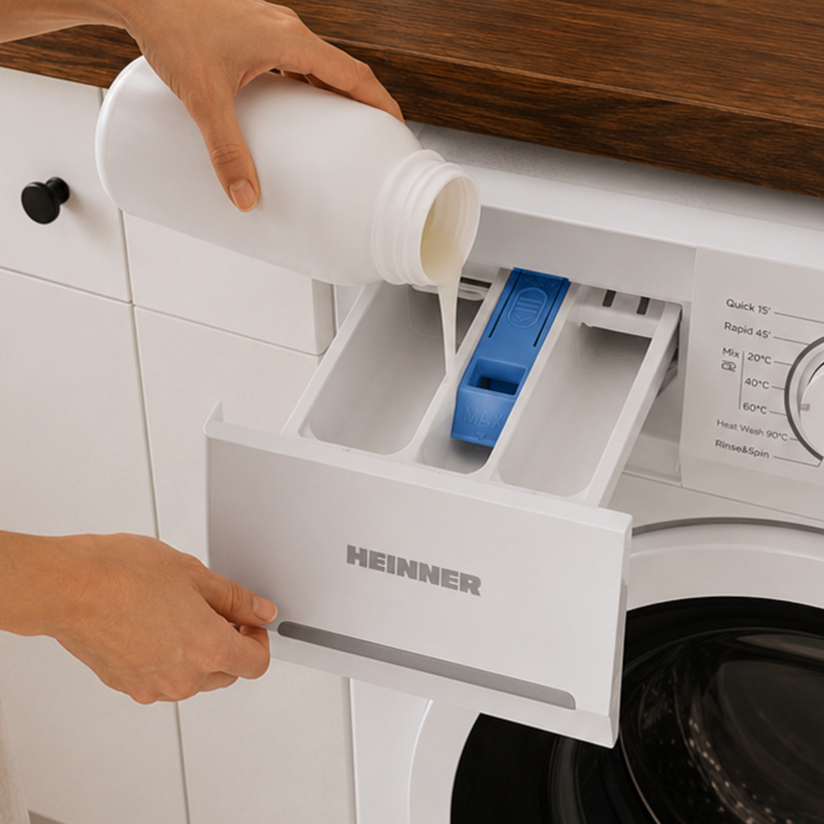 Wasmachine Heinner HWM-M7012SMD – 7 kg – 1200 toeren – smal – energielabel D