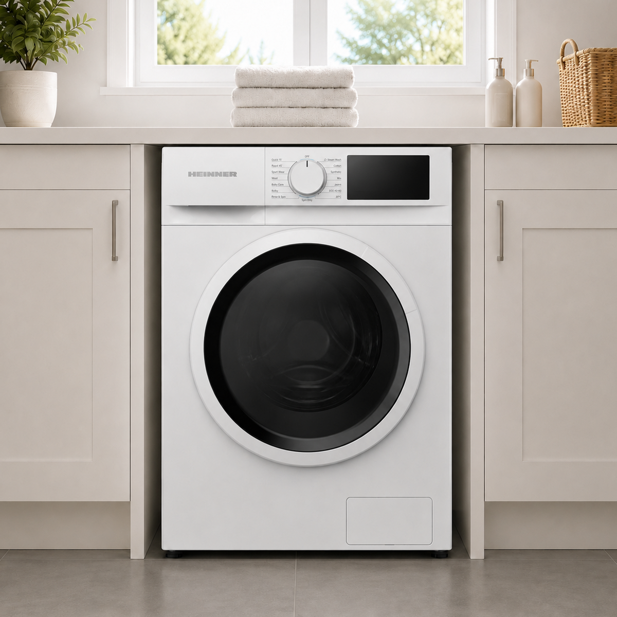 Wasmachine Heinner HWM-M914IVNA – 9 kg – 1400 toeren – 15 wasprogramma’s – energielabel A