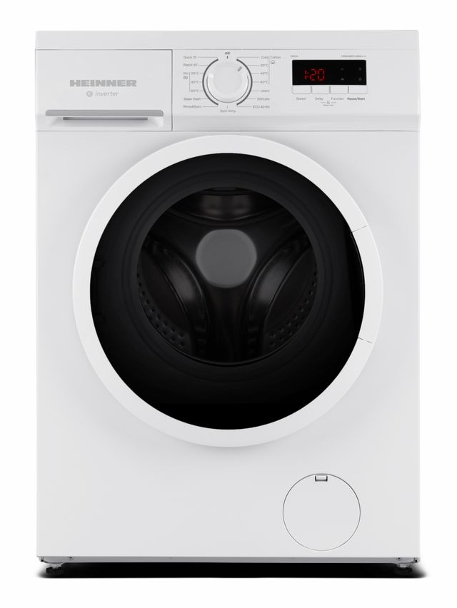 Heinner HWM-M8014SMA wasmachine – 8 kg – 1400 toeren – energielabel A – wit