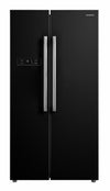 Heinner HSBS-M548NFINVBKE Amerikaanse koelkast – 548 liter – No Frost – inverter – energielabel E – zwart