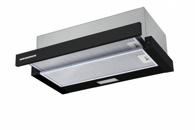 Heinner HTCH-F400BK afzuigkap – energielabel B – zwart