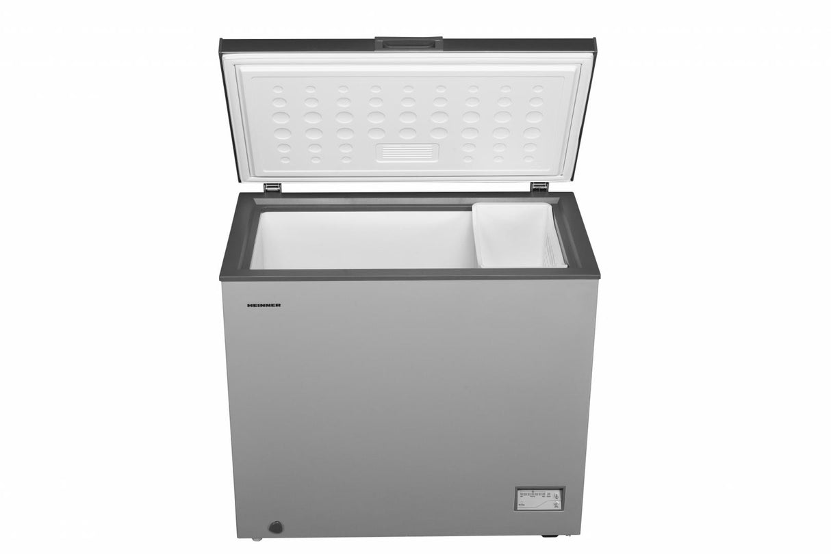Heinner HCF-205NHSE vrieskist – 198 liter – energielabel E – zilver