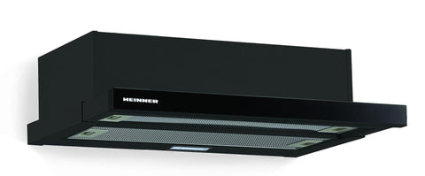 Hotte Heinner HTCH-490GBK – classe énergétique C – noir – photo du produit