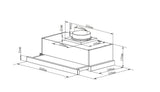 Heinner HTCH-440FS afzuigkap – energielabel C – inox