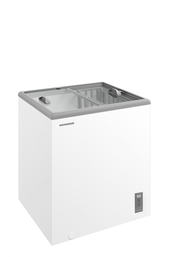 Heinner Freezer/fridge HSF-M82INVWHB – chest freezer – 82 L – sliding glass lid – convertible – image 4