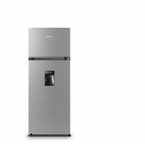 Heinner HF-HS205SWDE kastmodel koelkast – 206 liter – waterdispenser – energielabel E – zilver