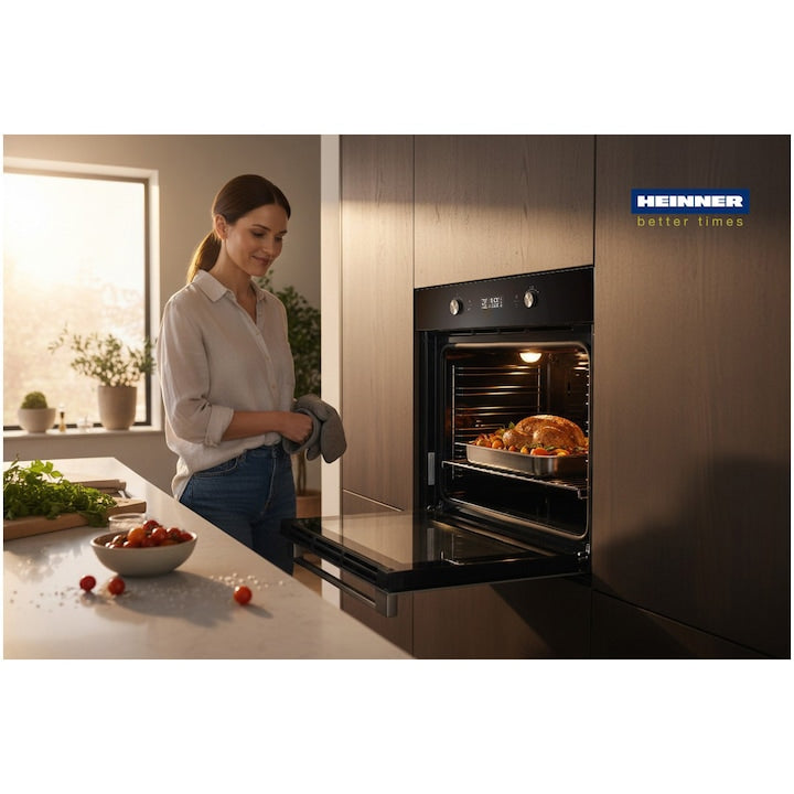 Heinner HBO-M7010GCDRP-GBK Inbouw Oven 60 cm – 70 L – Energieklasse A – Grill –  - afbeelding 8
