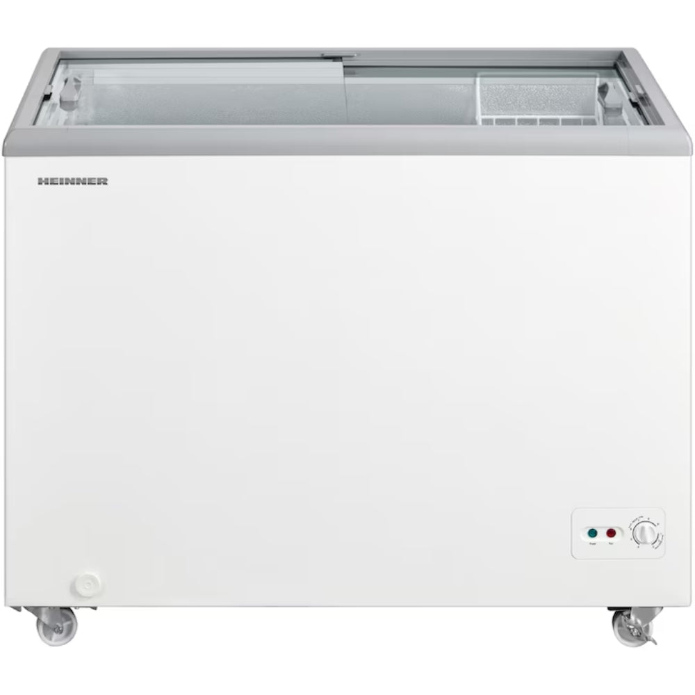 Heinner HSF-M255WHC Vrieskist – 255 L – Schuifglasdeksel – Convertible (Vriezer/Koelkast)