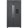 einner HSBS-HM439NFINVDGWDE++ Amerikaanse Koelkast met Waterdispenser 439 L – No Frost – Antraciet